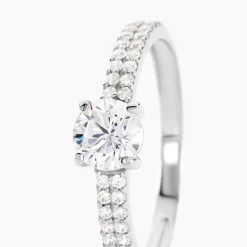 Bague Dayna Or Blanc Oxyde De Zirconium