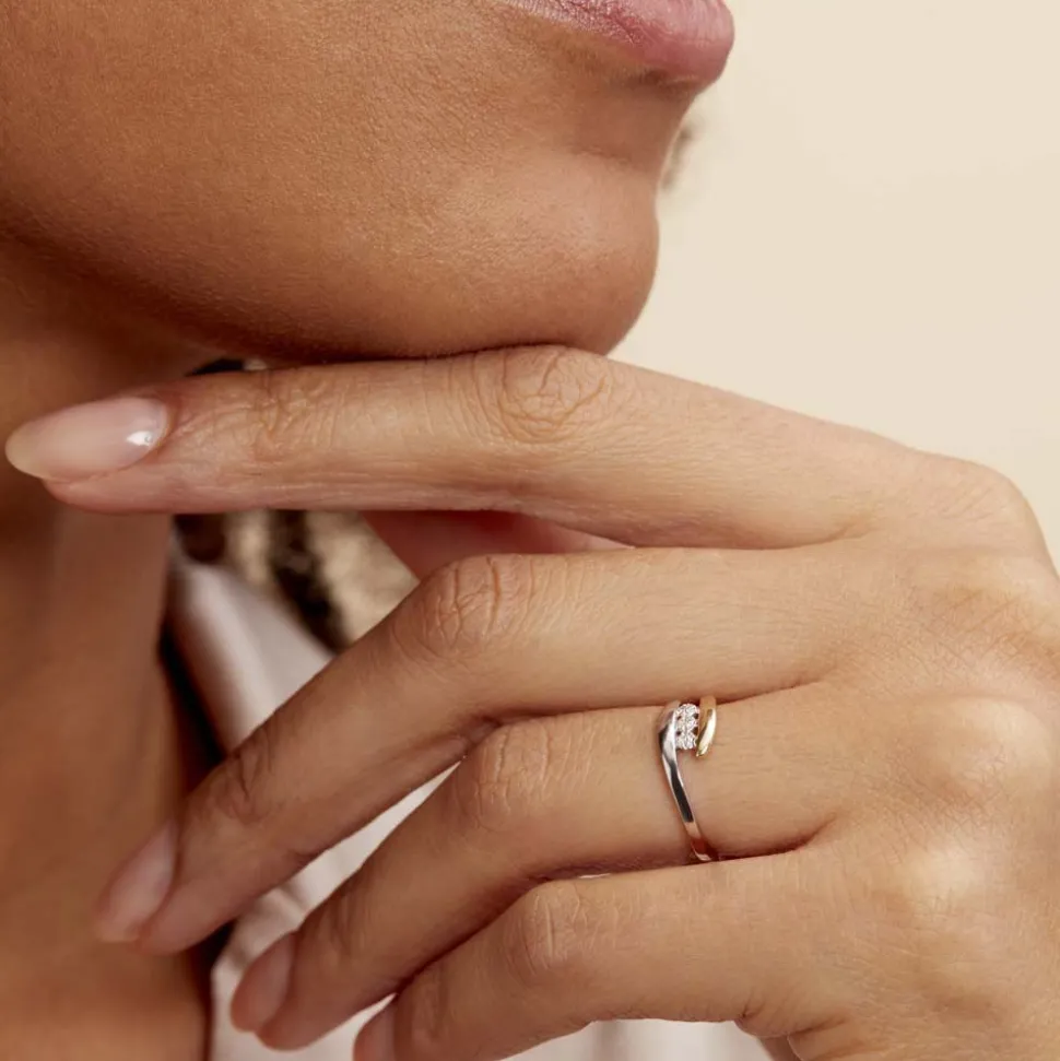 Bague Delphine Or Bicolore Diamant
