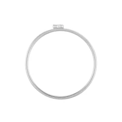 Bague De Phalange Livinaae Argent Blanc
