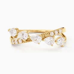 Marc Orian Bijoux Zirconium|Bagues > Bague Dorean Or Jaune Oxyde De Zirconium