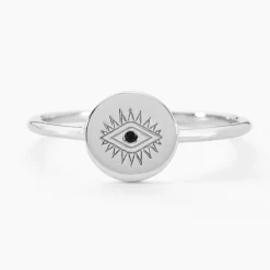Marc Orian Bagues De Promesse|Bagues > Bague Dristie Argent Blanc Turquoise