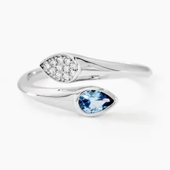 Marc Orian Bagues De Promesse|Bijoux Zirconium > Bague Duchesse Argent Blanc Oxyde De Zirconium