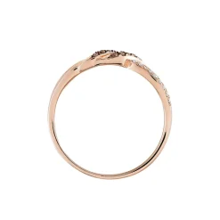 Marc Orian Bagues|Bagues Or Rose > Bague Edem Or Rose Diamant