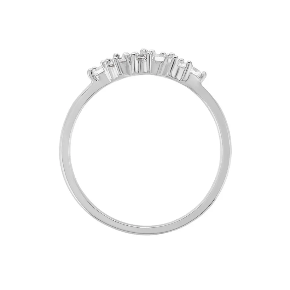 Marc Orian Bagues De Promesse|Bijoux Zirconium > Bague Eden Argent Blanc Oxyde De Zirconium