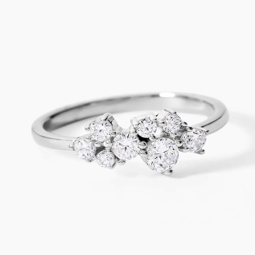 Marc Orian Bagues De Promesse|Bijoux Zirconium > Bague Eden Argent Blanc Oxyde De Zirconium