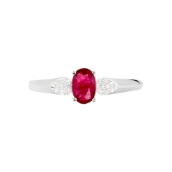 Marc Orian Bagues Rubis|Anniversaire De Mariage > Bague Edgina Et Diamant or blanc rubis