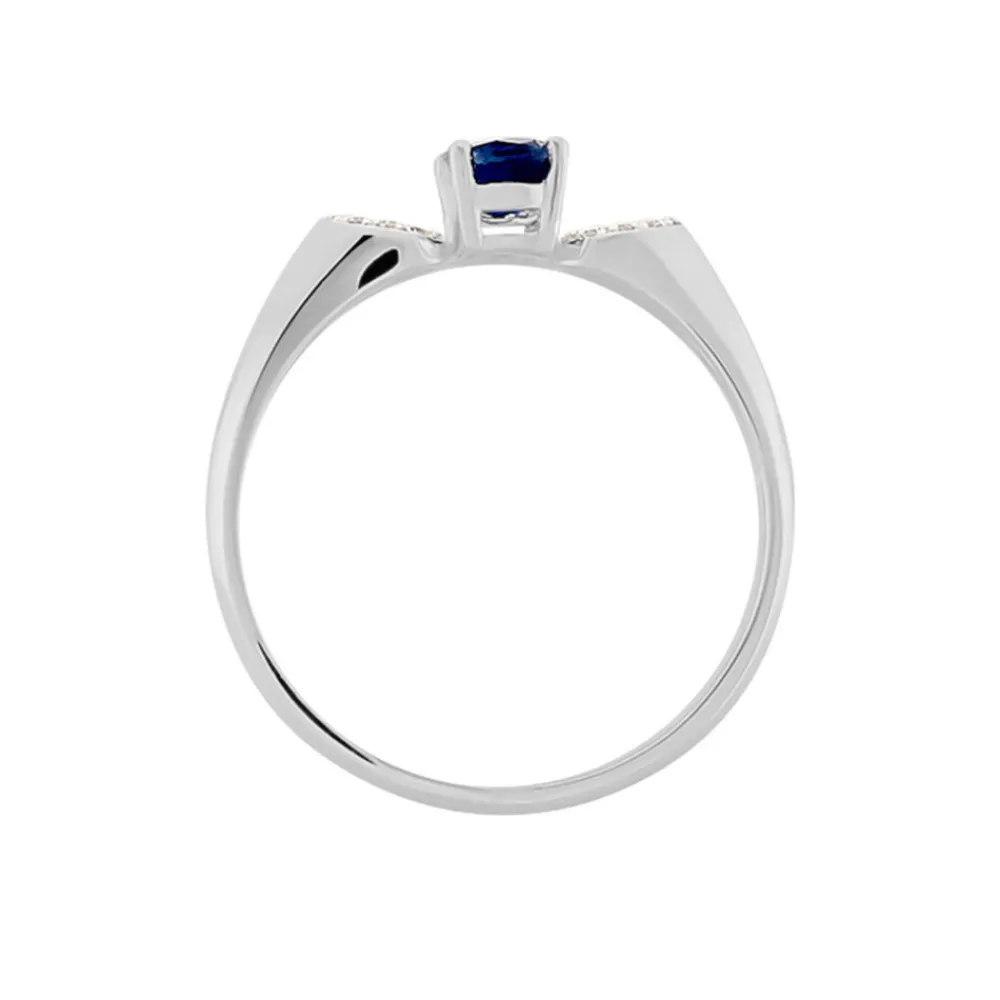 Marc Orian Anniversaire De Mariage|Bagues Saphir > Bague Edgina Et Diamant or blanc saphir