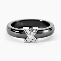 Bague Edwin Argent Blanc Oxyde De Zirconium