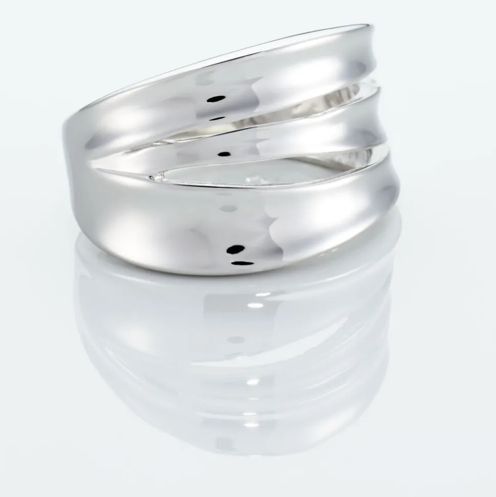 Bague Edwyna Argent Blanc