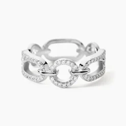 Marc Orian Bijoux Zirconium|Bagues > Bague Ela Argent Blanc Oxyde De Zirconium