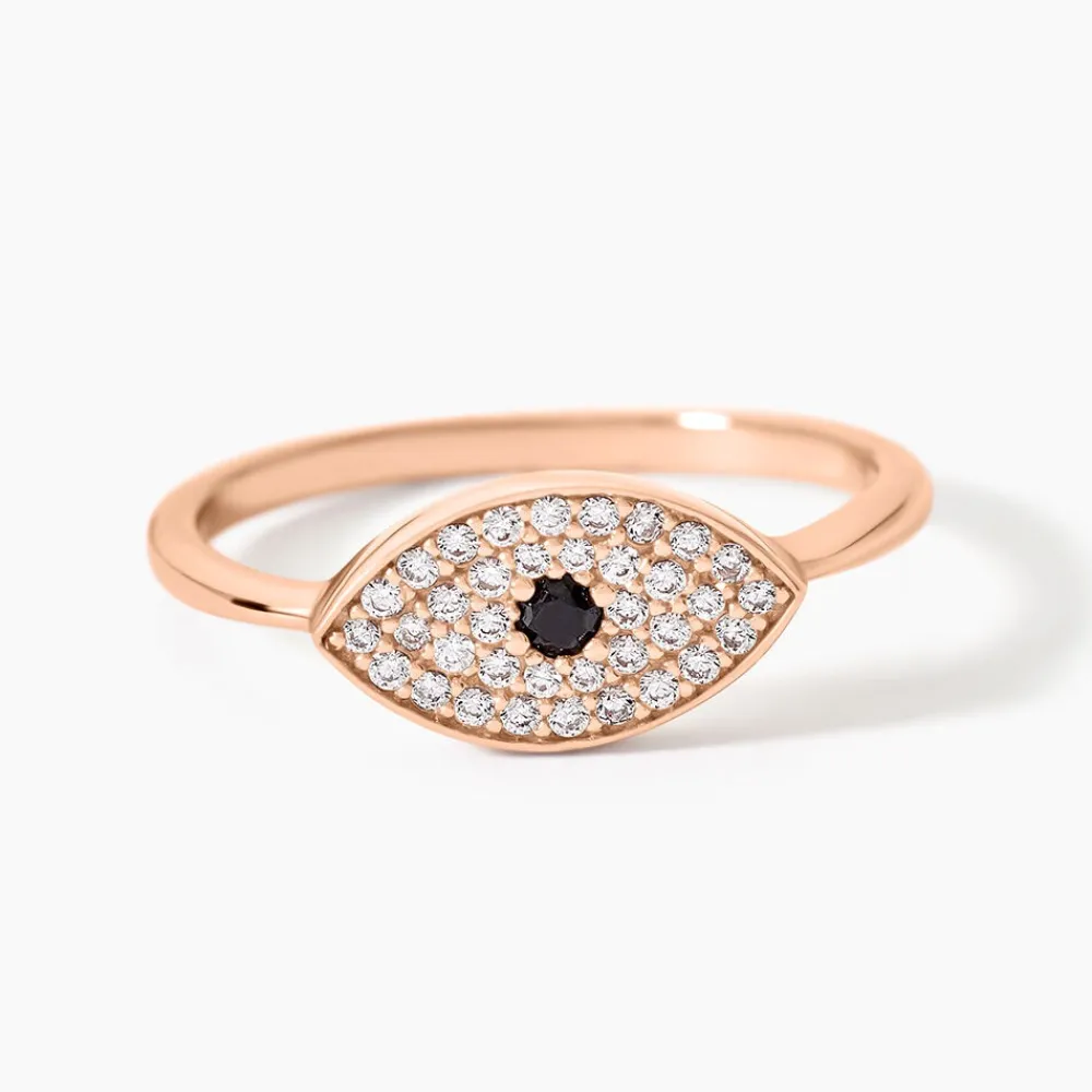 Marc Orian Bijoux Zirconium|Bagues > Bague Eldia Argent Rose Oxyde De Zirconium