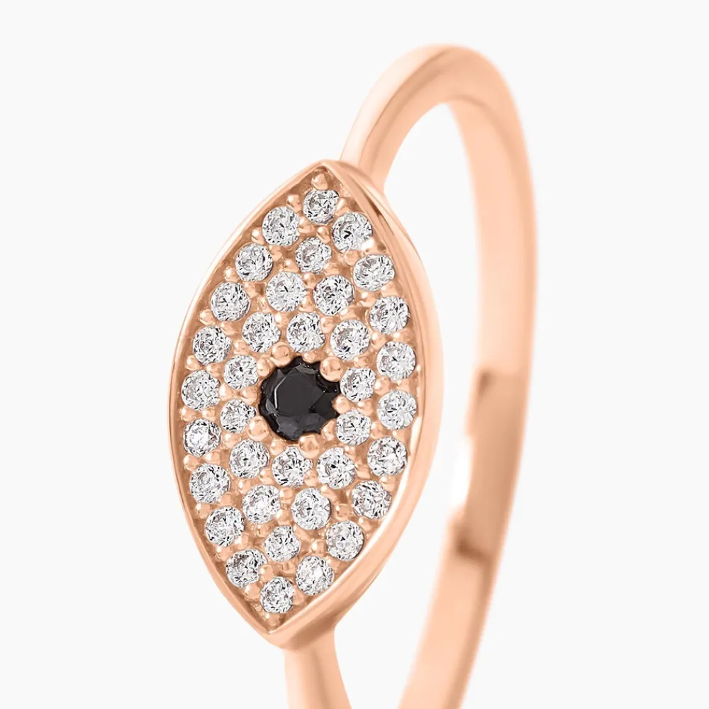 Marc Orian Bijoux Zirconium|Bagues > Bague Eldia Argent Rose Oxyde De Zirconium