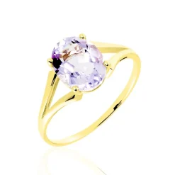 Marc Orian Anniversaire De Mariage|Bagues > Bague Elfrieda Or Jaune Améthyste