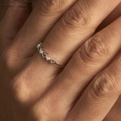 Bague Elonie Argent Blanc Oxyde De Zirconium