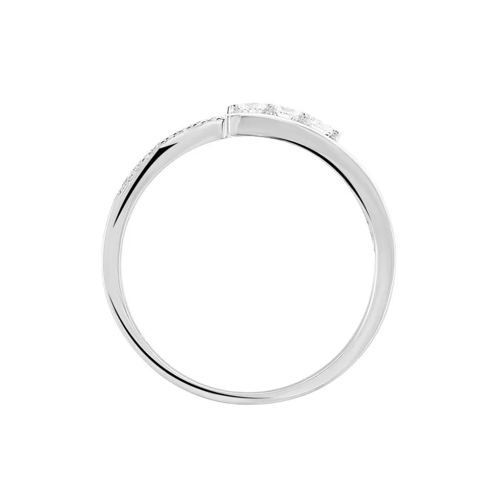 Bague Elorria Or Blanc Diamant