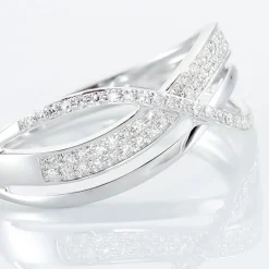 Bague Emilie Or Blanc Diamant