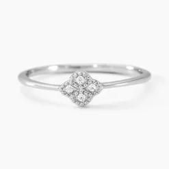 Marc Orian Bijoux Zirconium|Bagues > Bague Emmie Argent Blanc Oxyde De Zirconium
