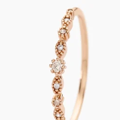 Marc Orian Bagues De Promesse|Bijoux Zirconium > Bague Eugenie Argent Rose Oxyde De Zirconium argent rose oxyde champagne