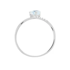 Marc Orian Cadeaux Mariage|Anniversaire De Mariage > Bague Eva Or Blanc Topaze Et Oxyde De Zirconium