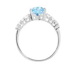 Marc Orian Anniversaire De Mariage|Bagues > Bague Fany Or Blanc Topaze Et Oxyde De Zirconium