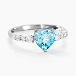 Marc Orian Anniversaire De Mariage|Bagues > Bague Fany Or Blanc Topaze Et Oxyde De Zirconium