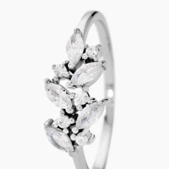 Marc Orian Bijoux Zirconium|Bagues > Bague Fidelis Or Blanc Oxyde De Zirconium