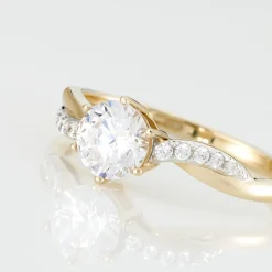Bague Filipa Or Bicolore Oxyde De Zirconium