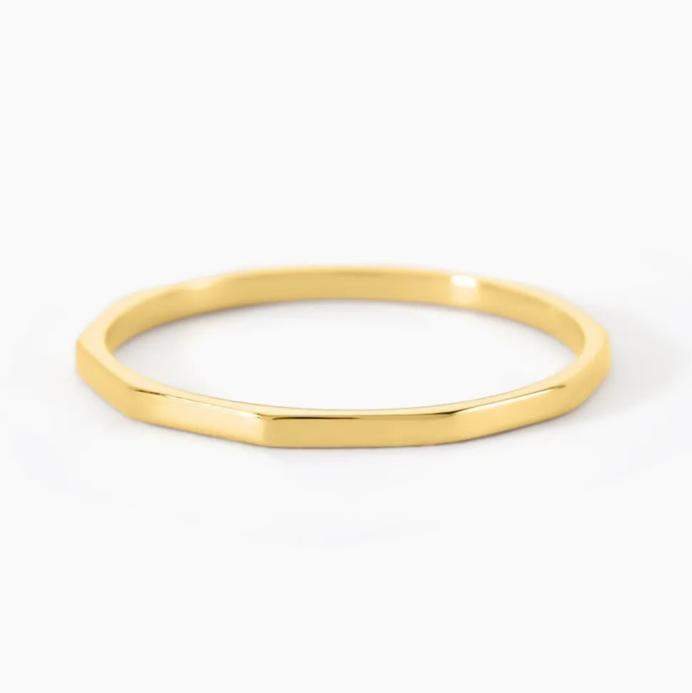 Bague Fino Acier Jaune