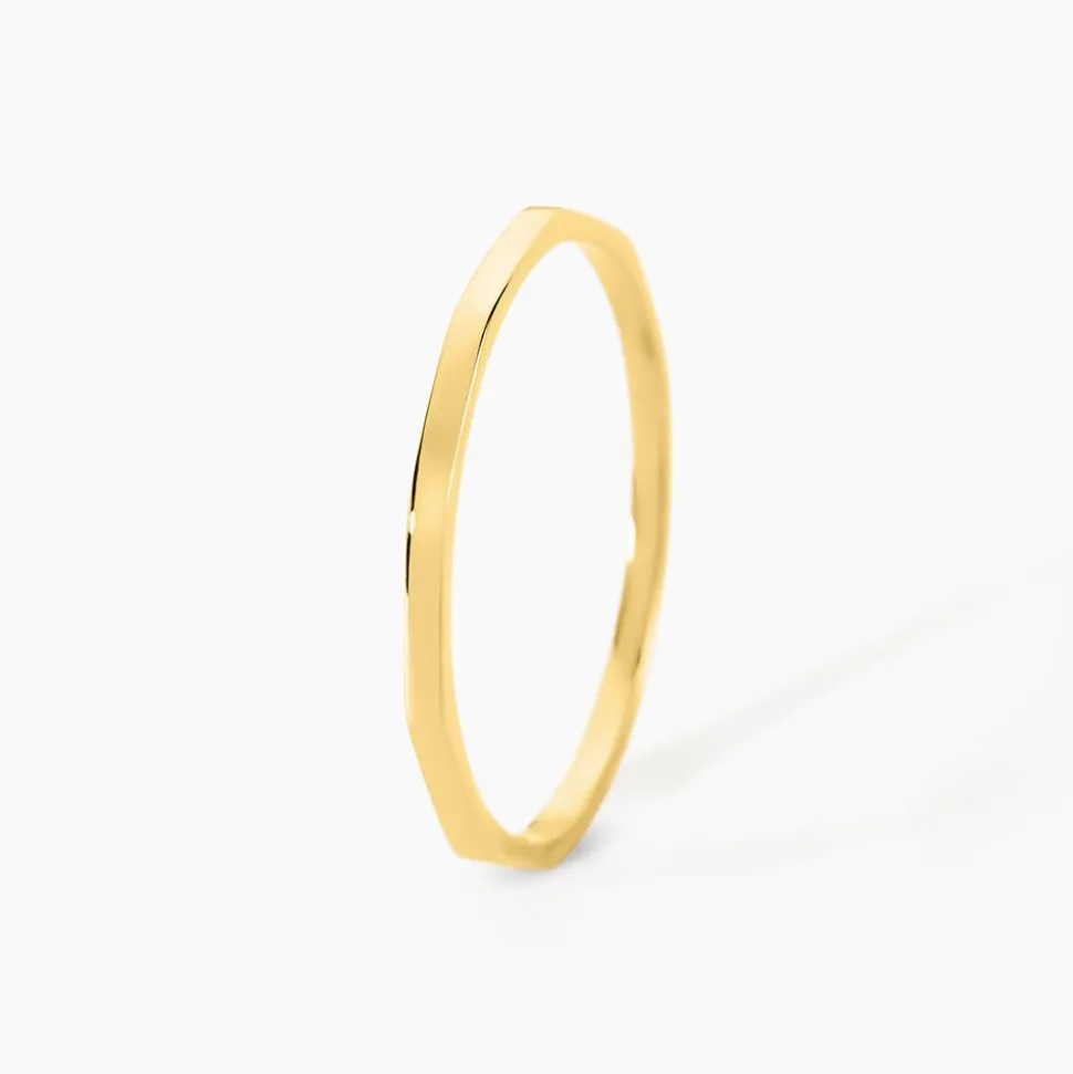 Bague Fino Acier Jaune