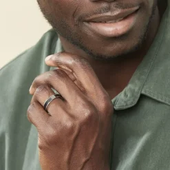 JOURDAN Bagues Homme|Bagues > Bague Gaetane Acier Blanc
