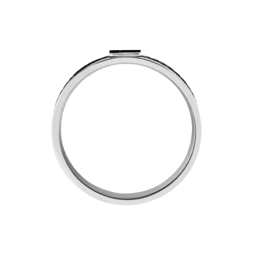 JOURDAN Bagues Homme|Bagues > Bague Gaetane Acier Blanc