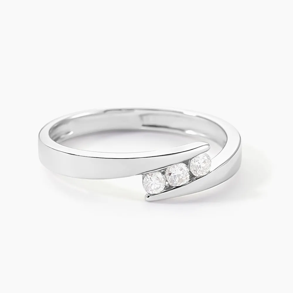 Marc Orian Anniversaire De Mariage|Bagues > Bague Galya Or Blanc Diamant