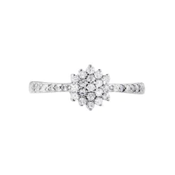 Bague Garoune Argent Blanc Oxyde De Zirconium