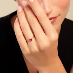 Marc Orian Bagues Rubis|Anniversaire De Mariage > Bague Glykeria Diamant or jaune rubis