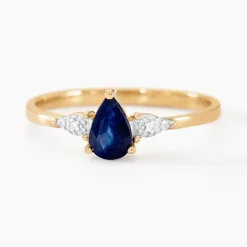 Marc Orian Anniversaire De Mariage|Bagues Saphir > Bague Glykeria Diamant or jaune saphir