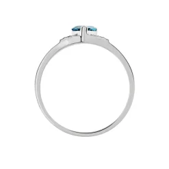 Marc Orian Anniversaire De Mariage|Bagues > Bague Grishilda Or Blanc Topaze Oxyde or blanc topaze bleue