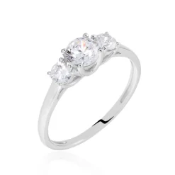 Bague Habib Or Blanc Oxyde