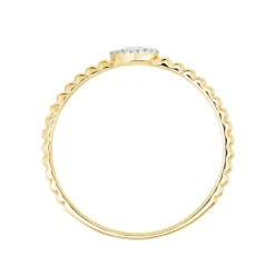Marc Orian Parures De Mariage|Bagues > Bague Hanadi Or Jaune Diamant