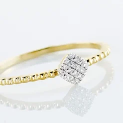 Marc Orian Parures De Mariage|Bagues > Bague Hanadi Or Jaune Diamant