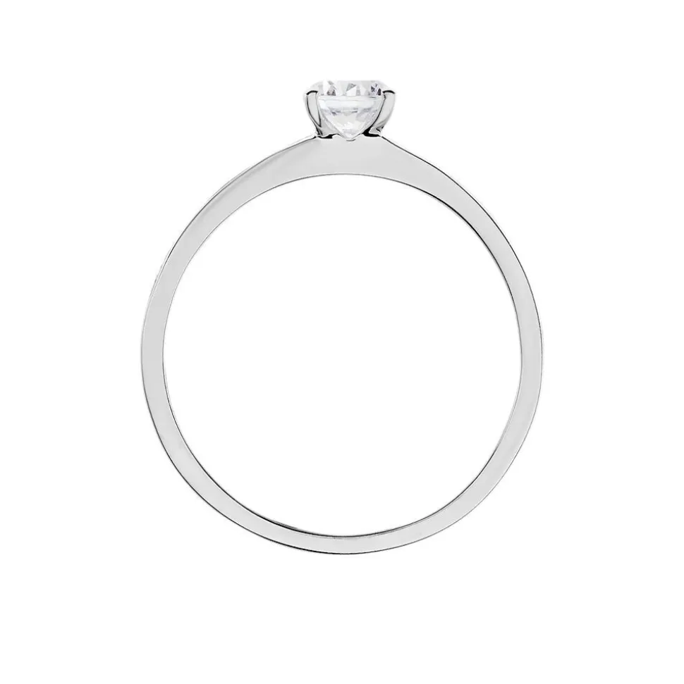 Bague Harem Or Blanc Oxyde