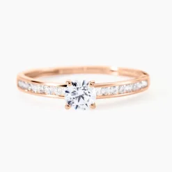 Marc Orian Bagues De Promesse|Bijoux Zirconium > Bague Harem Or Rose Oxyde