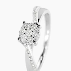 Bague Hebe Or Blanc Diamant