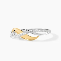 Bague Helene Or Bicolore Diamant