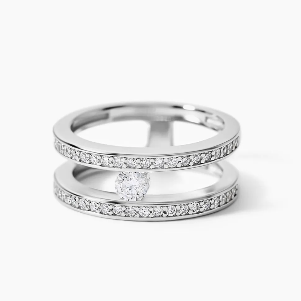 Bague Hermione Argent Blanc Oxyde De Zirconium
