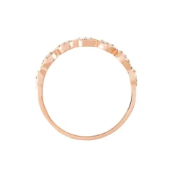 Bague Hestia Or Rose Oxyde De Zirconium