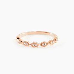 Bague Hestia Or Rose Oxyde De Zirconium