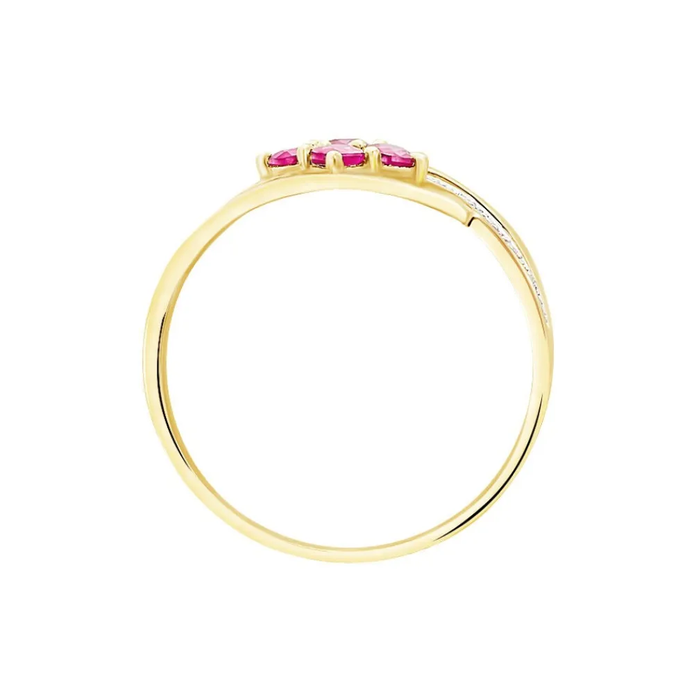 Marc Orian Bagues Rubis|Anniversaire De Mariage > Bague Hoela Or Jaune Diamant Et Rubis