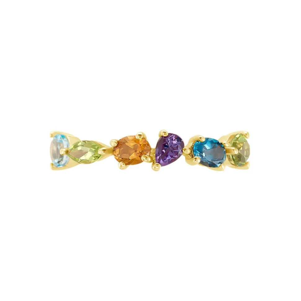 Bague Hortense Or Jaune Topaze Péridot