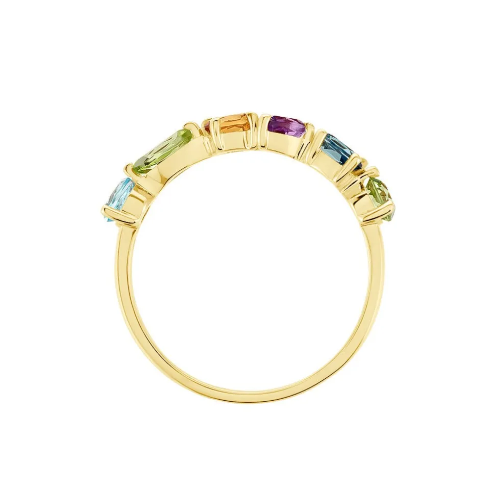 Bague Hortense Or Jaune Topaze Péridot