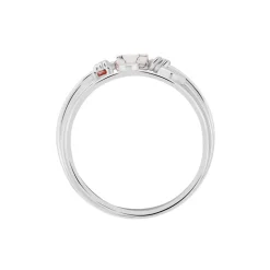 Bague Ibtihel Argent Blanc Oxyde De Zirconium
